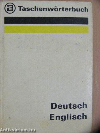 Taschenwörterbuch Deutsch-Englisch