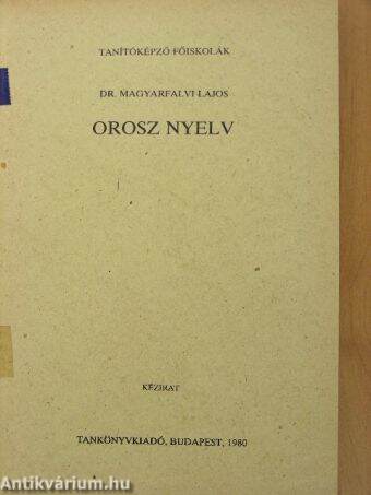 Orosz nyelv