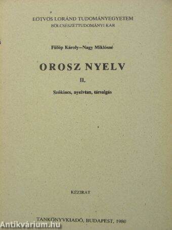 Orosz nyelv II.