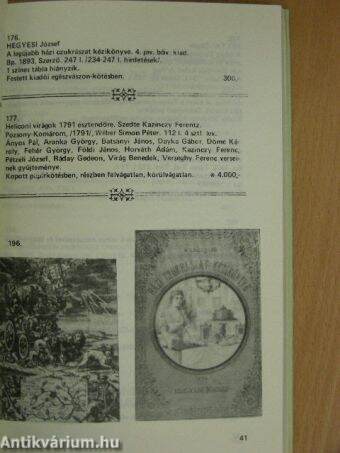 Az Állami Könyvterjesztő Vállalat antikvár könyvaukciója Budapesten 1986. májusában