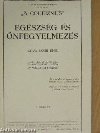 Egészség és önfegyelmezés