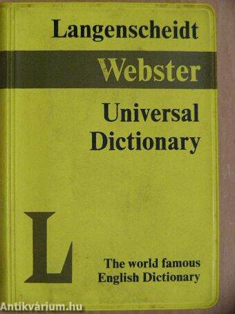 Langenscheidt Webster Universal Dictionary