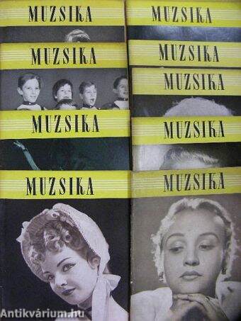 Muzsika 1958. (nem teljes évfolyam)