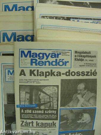 Magyar Rendőr 1991. (nem teljes évfolyam)