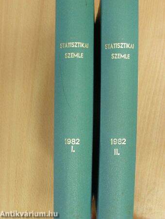 Statisztikai Szemle 1982. január-december I-II.