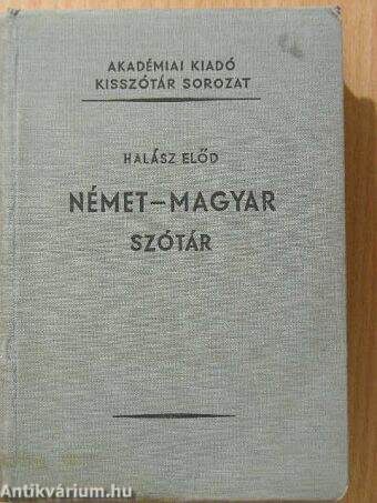 Német-magyar szótár