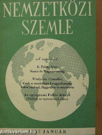 Nemzetközi Szemle 1957. (nem teljes évfolyam)