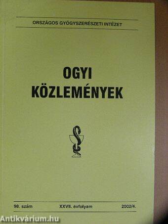 OGYI közlemények 2002/1-4.