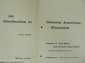 An Introduction to General American Phonetics