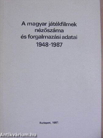 A magyar játékfilmek nézőszáma és forgalmazási adatai 1948-1987