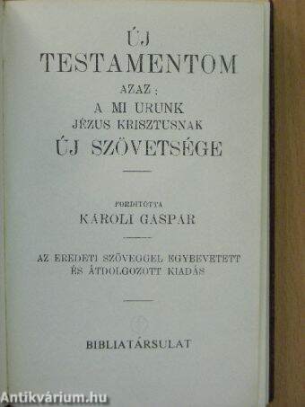 Új Testamentom/A zsoltárok könyve
