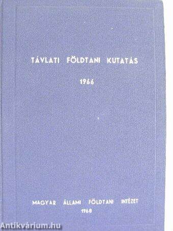 Távlati földtani kutatás 1966