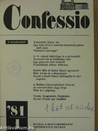 Confessio 1981/1-4.