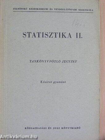 Statisztika II.