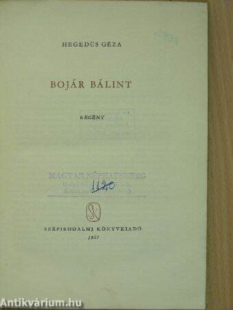 Bojár Bálint