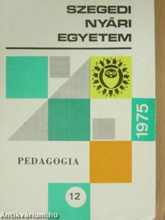 Szegedi Nyári Egyetem - Pedagógia 1975