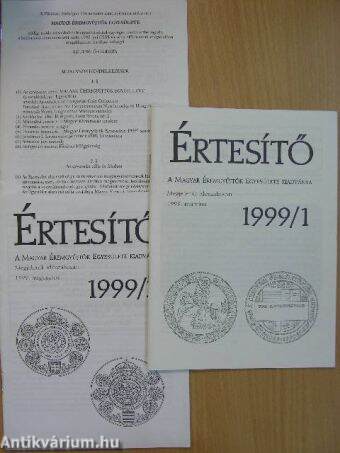 Értesítő 1999/1-2./Különszám