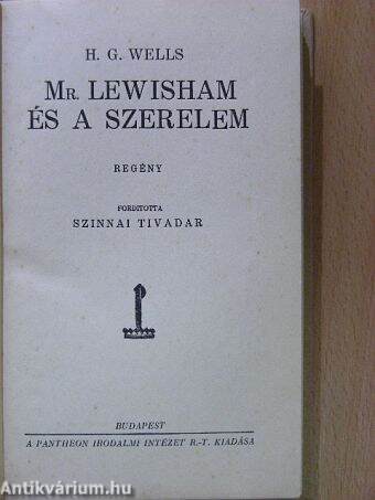 Mr. Lewisham és a szerelem