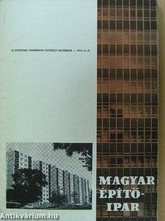 Magyar Építőipar 1974/8-9.