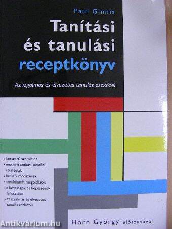 Tanítási és tanulási receptkönyv