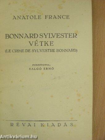 Bonnard Sylvester vétke