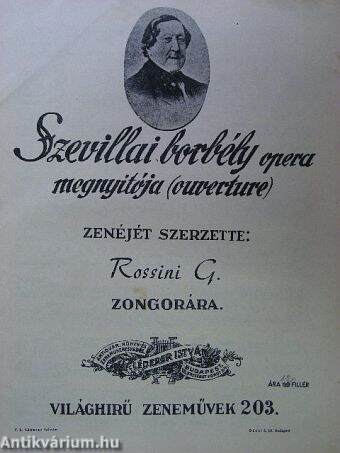 Szevillai borbély opera megnyitója