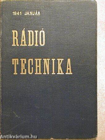 Rádió Technika 1941. január-december