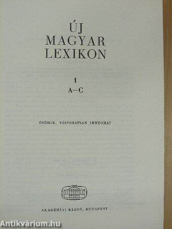 Új magyar lexikon 1-7.