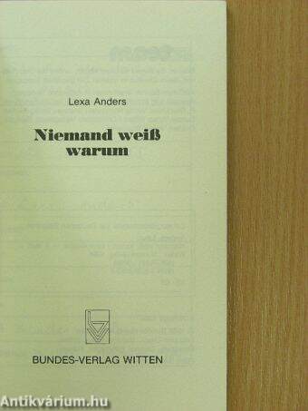 Niemand weiß, warum