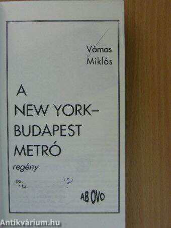 A New York-Budapest metró