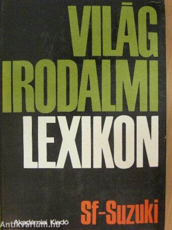 Világirodalmi Lexikon 13. (töredék)