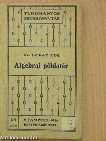 Algebrai példatár