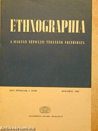 Ethnographia 1983/4.