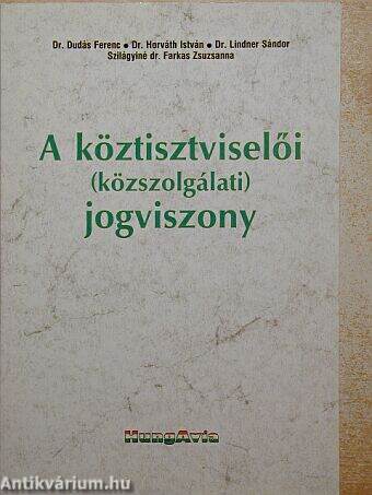 A köztisztviselői (közszolgálati) jogviszony