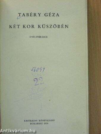 Két kor küszöbén