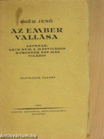 Az ember vallása