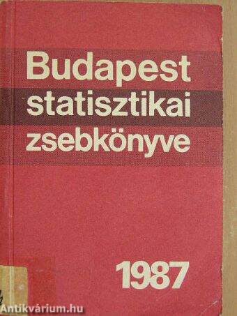 Budapest statisztikai zsebkönyve 1987