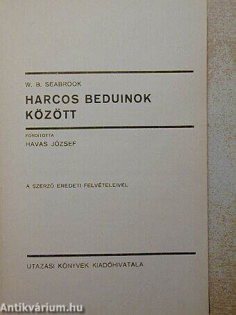 Harcos beduinok között