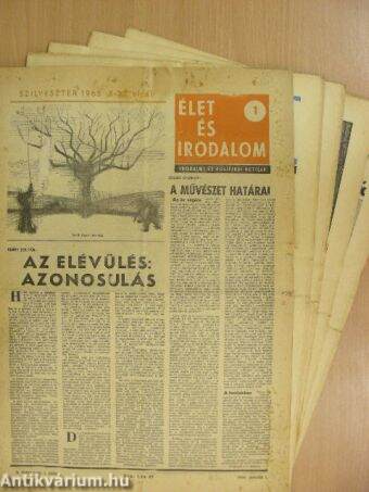 Élet és Irodalom 1965. január-december