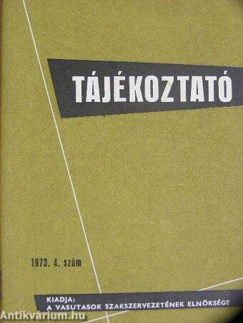 Tájékoztató 1973/4.