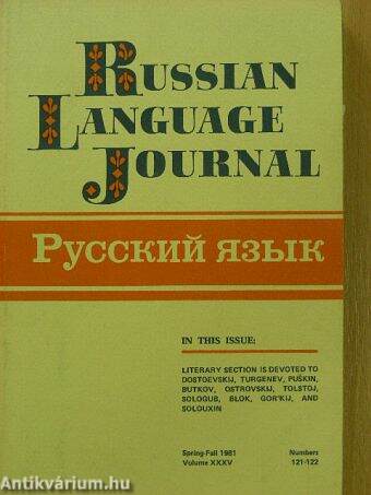 Russian Language Journal 1981