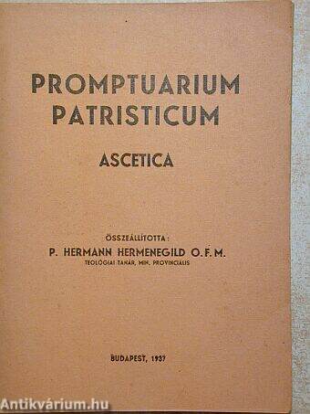 Promptuarium patristicum - Ascetica