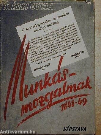 Munkásmozgalmak 1848-49