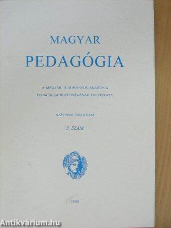 Magyar Pedagógia 2000/3.