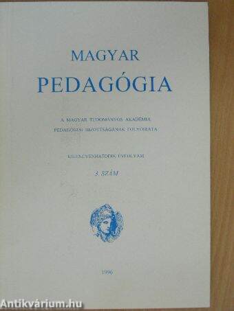 Magyar Pedagógia 1996/3.