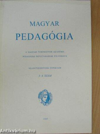 Magyar Pedagógia 1997/3-4.