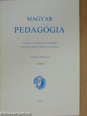 Magyar Pedagógia 2000/1.