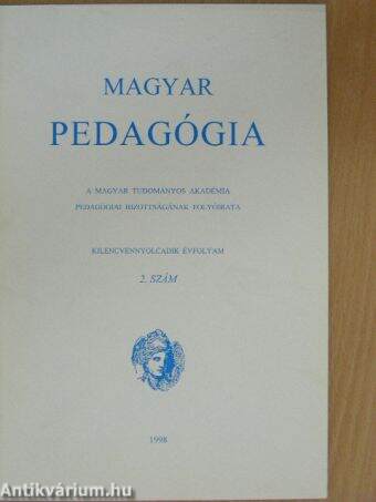 Magyar Pedagógia 1998/2.