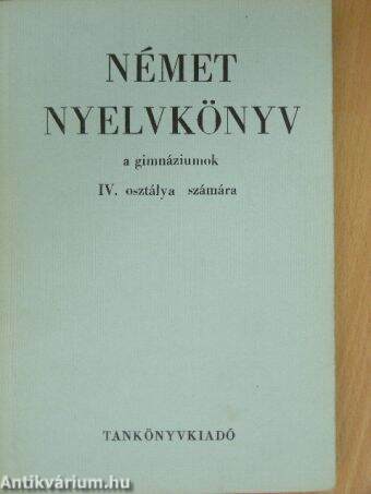 Német nyelvkönyv IV.