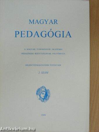 Magyar Pedagógia 1999/2.